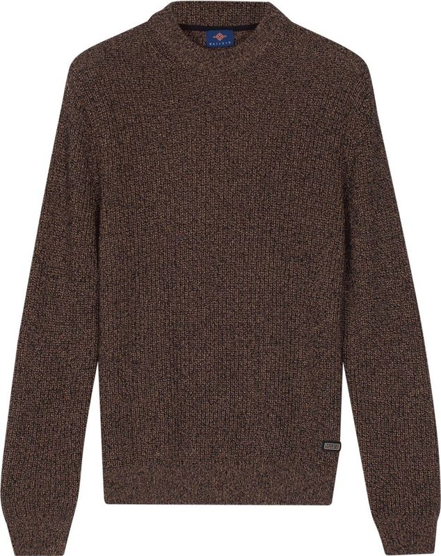 Baileys - Pullover - Taupe - Standaard - Lange Mouw - Modern Fit - Structuur