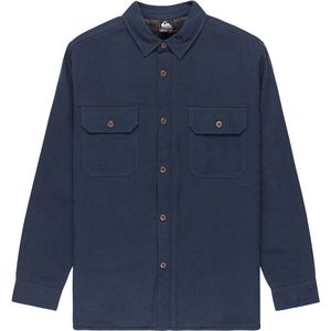 Quiksilver - Husson Sherpa - Overhemd - Dark navy - Lange Mouwen - 100% Katoen