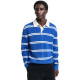 GANT - Rugbytrui - Katoen - Geribbelde Breistructuur - Streepdessin