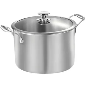 100L soeppan met deksel en mand, roestvrijstalen soeppan, kookpan met 100L soeppan met deksel en mand, roestvrijstalen soeppan, kookpan met
