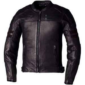 RST Iom Tt Hillberry 2 Ce Mens Leather Jacket Brown 50 - Maat - Jas