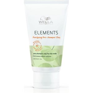 Wella Elements Purifing Pre-Shampoo Clay haarmasker Vrouwen 70 ml