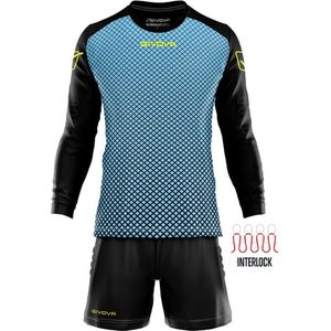 Goalkeeper set givova manchester blue, l