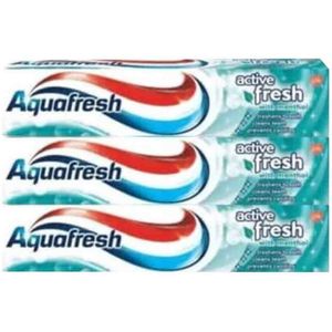 Aquafresh - Tandpasta - Active Fresh - 3x 100 ml