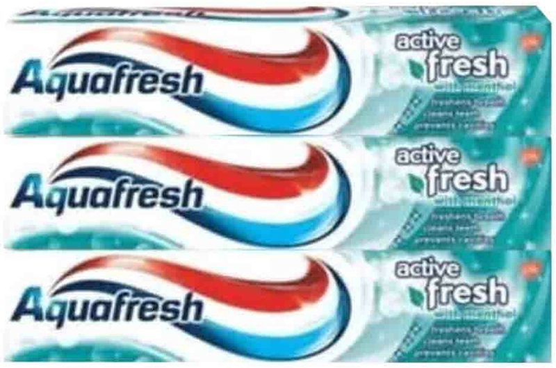 Aquafresh - Tandpasta - Active Fresh - 3x 100 ml