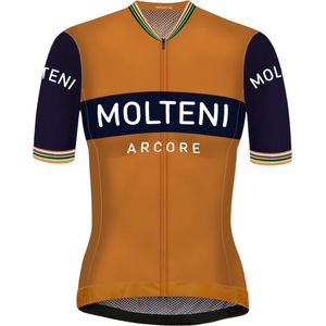 Retro Dames Wielershirt Molteni Oranje - REDTED (M)