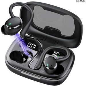 RFWR® Draadloze Bluetooth hoofdtelefoon met Deep Bass en 72 uur speeltijd - IPX7 Waterdicht