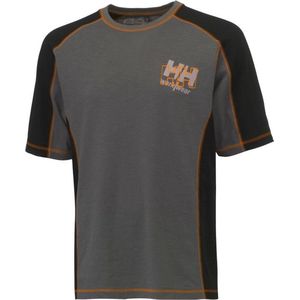 Helly Hansen T-shirt Chelsea 79135 grijs oranje maat M