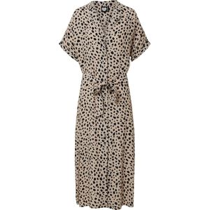 Catwalk Junkie blousejurk dr leopard clash Beige-s (36)