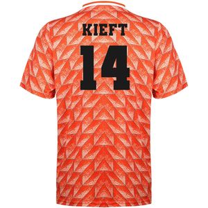 EK 88 Voetbalshirt Kieft - Nederlands Elftal - Oranje shirt - Voetbalshirts Kinderen - Jongens en Meisjes - Sportshirts - Volwassenen - Heren en Dames-128