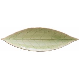Costa Nova - servies - schaaltje blad - groen - aardewerk -  set van 8 - rond 17,8 cm