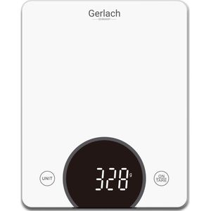 Gerlach - Glazen  Keukenweegschaal met LED display