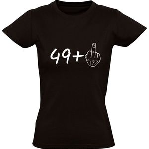 Vijftig jaar Dames T-shirt - 50 jaar - verjaardag - 50e verjaardag - abraham - sarah - feest - cadeau - grappig