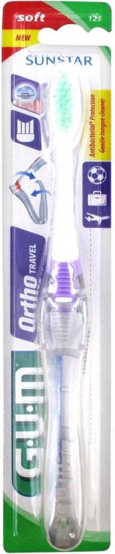 G.U.M - Ortho-Travel - Tandenborstel - Soft - Unisex - 1 st