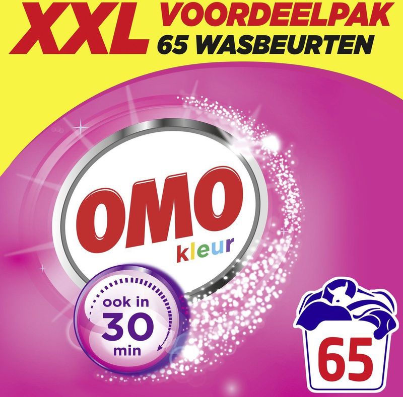 Omo - Kleur XXL Waspoeder - 65 Wasbeurten