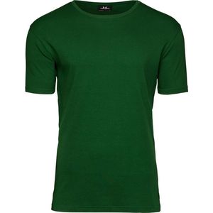 Tee Jays Hereninterlock T-Shirt met korte mouwen (Bosgroen)