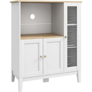 VidaLuxe - Keukenkast - Keukenkastje - Dressoir Kasten - Dressoir Wit - Dressoir - Dressoirs - Keukenkast Voor Magnetron - Keuken Kast - Keuken - Kast - Opbergkasten - Opbergrek