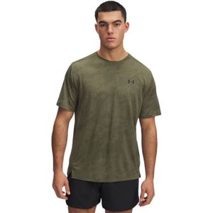 Under Armour - Tech Vent Jacquard - Sportshirt - Donkergroen