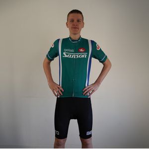 Sanson Gelati - wielershirt - koerstrui - retro - vintage - maat S