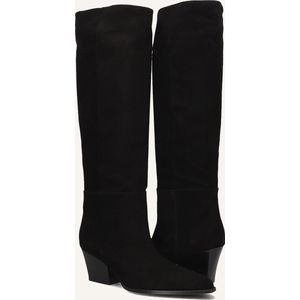 Notre-V - 31190 - Laarzen - Zwart - Suède - Dames