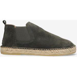 Shabbies Amsterdam Espadrille Elche Chelsea Donkergroen - Maat 39