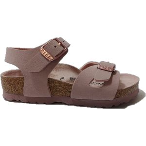 Birkenstock Rio Kids Sandalen Lavender Blush Narrow-fit |  Roze | Imitatieleer | Maat 35