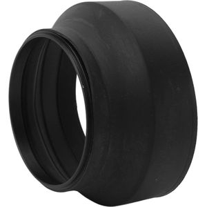 Rubberen Cameralenskap (inklapbaar) + Metalen Zonnekap-schildbeschermer - Vermindert Lensflare en Schittering - Blokkeert Overtollig Zonlicht - Verbeterde Fotografie - 77mm .