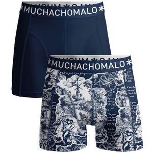 Muchachomalo Heren Boxershorts – 2 Pack – Maat S – 95% Katoen – Mannen Onderbroeken