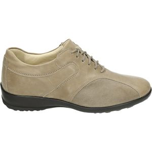 Actiflex 87189 - Dames veterschoenen - Kleur: Wit/beige - Maat: 40.5