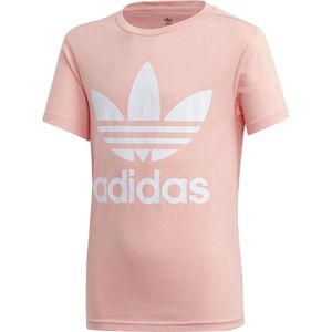 adidas Originals Trefoil Tee T-shirt Kinderen roos 9/10 jaar