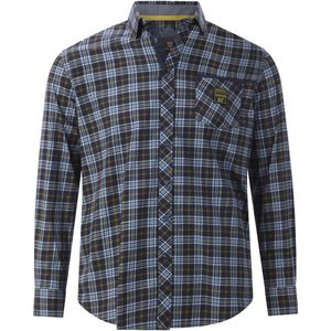 Jan Vanderstorm herren Overhemd - 41/42 - donkerblauw