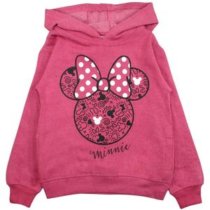 Disney Minnie Mouse Hoodie / Sweatshirt - Roze - Maat 122/128 (7-8 jaar)