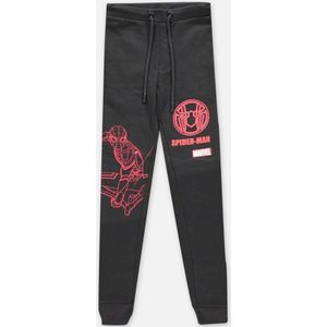 Marvel,SpiderMan Kinder joggingbroek - Kids 146 - Zwart