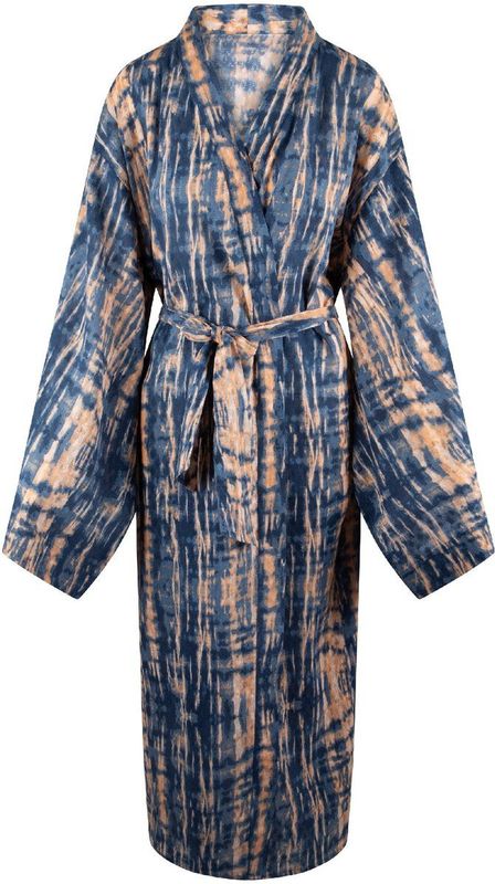 LingaDore - Kimono - Blauw - Tie-Dye Print