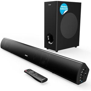 Majority - Teton Plus - Soundbar - Zwart - Draadloze Subwoofer