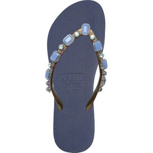 Uzurii Copa Cabana Blue Dames Slippers Navy Blue | Blauw | Kunststof | Maat 41/42 | 18.257.05