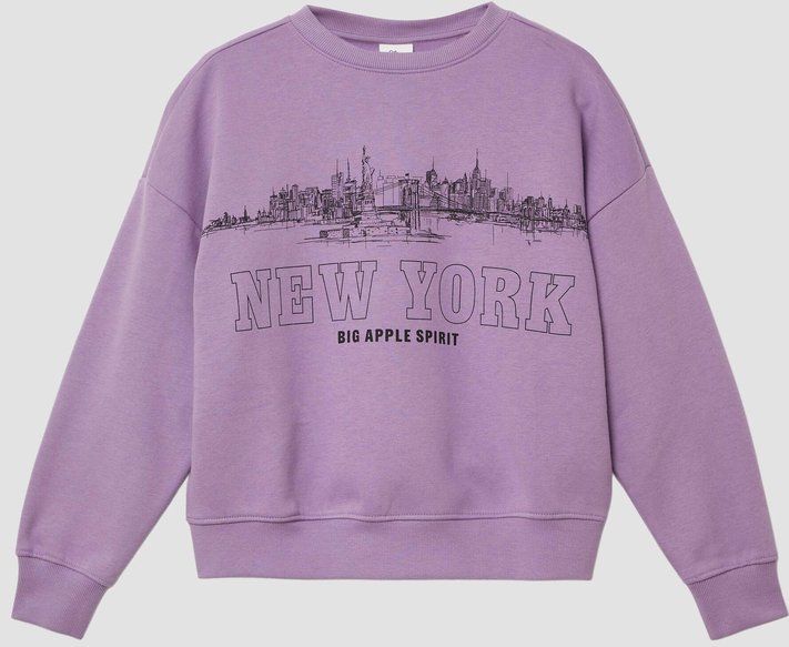 s.Oliver - Sweatshirt - Oversized - Met Opvallende Print