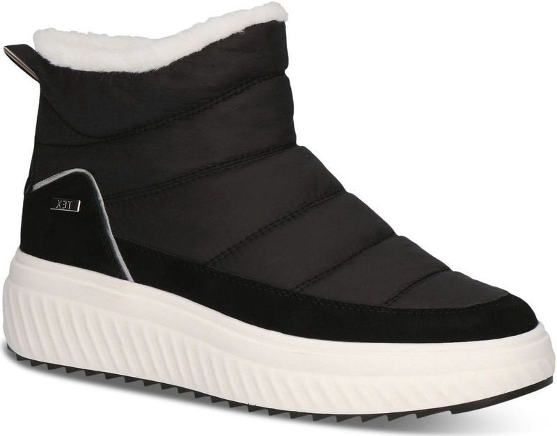 CAPRICE - FRITZY - Snowboots - Zwart - Gevoerd - Ritszakken aan de zijkant