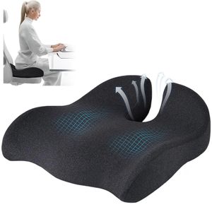 Unyqoos - Ergonomisch Zitkussen - Traagschuim - Voor Bureaustoel en Auto