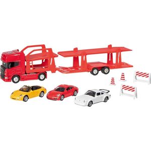 Goki speelgoed Super Truck Car Transporter Scania V8 1:60-64 multicolor.