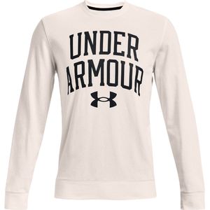 Under Armour Rival Terry Crew 1361561-112, Mannen, Wit, Sweatshirt, maat: L