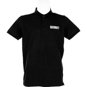 Fostex polo shirt security stretch zwart