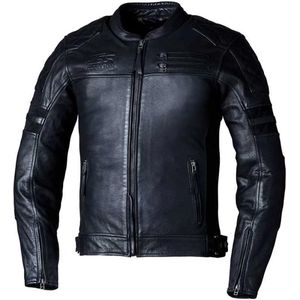 RST Iom Tt Hillberry 2 Ce Mens Leather Jacket Black 48 - Maat - Jas