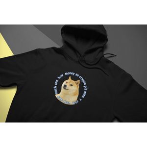 Dogecoin Coin Meme Hoodie | Cryptocurrency | Bitcoin btc | Ethereum ETH | Crypto | Unisex Maat M