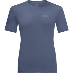 Jack Wolfskin Tech Tee M 1807072-1292, Mannen, Blauw, T-shirt, maat: XL