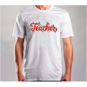 Merry Teacher Vibes - T Shirt - MerryChristmas - ChristmasVibes - Funny - Sarcasm - VrolijkKerstfeest - Kerstmis - Grappig - Sarcasme