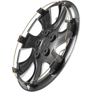 Velgbedekking Wieldoppen 16 inch, Robuuste krasbestendige ABS & PC Wieldoppen met Drukknop & Ventiel Sproeigat, Hoge Stijfheid & lage Windweerstand, All-weather Gebruik