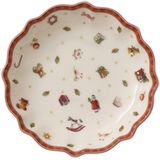 Villeroy & Boch - Toy's Delight - Kleine Schaal - Wit/Rood/Goud - 16 cm