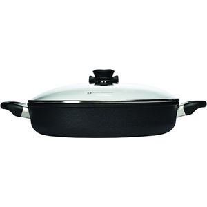 Swiss Diamond - XD Braadpan - Hapjespan anti-aanbaklaag - 32cm - Met Deksel  - Inductie