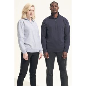SOL'S Unisex 1/4 Zip Sweatshirt Conrad L04234 - Grey Melange - 4XL